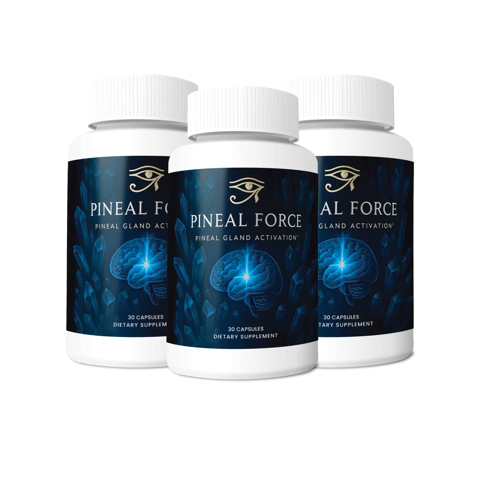 Pineal Force Brain Supplement Bottle - Natural Cognitive Support